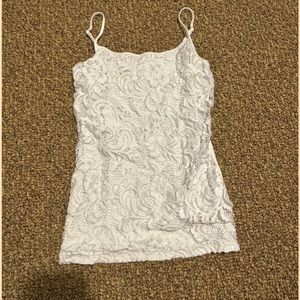 Lace tank top
